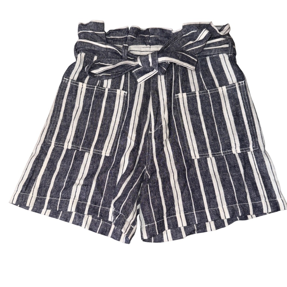 New JOE'S JEANS Womens Shorts Striped Linen Blend Pants Size 26
